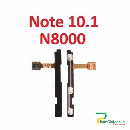 Dây Cáp Nút Nguồn Âm Lượng Samsung Note 10.1 N8000 Âm Lượng Power & Volume Button Flex Cable